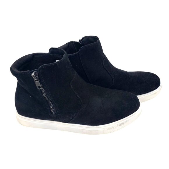 Izod 6.5 Boots Woman Mila Vegan Suede Zip-up Ankle Chukka Sneaker Winter Shoes - Picture 9 of 16